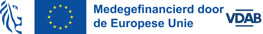 Logo's van Vlaanderen, Europa en VDAB